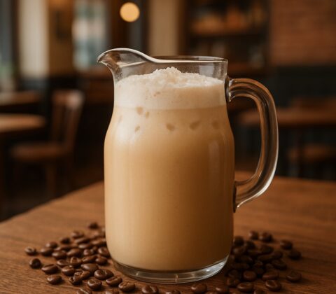 Ilustrasi Rahasia Kopi 1 Liter Ala Tuku yang Creamy dan Hemat
