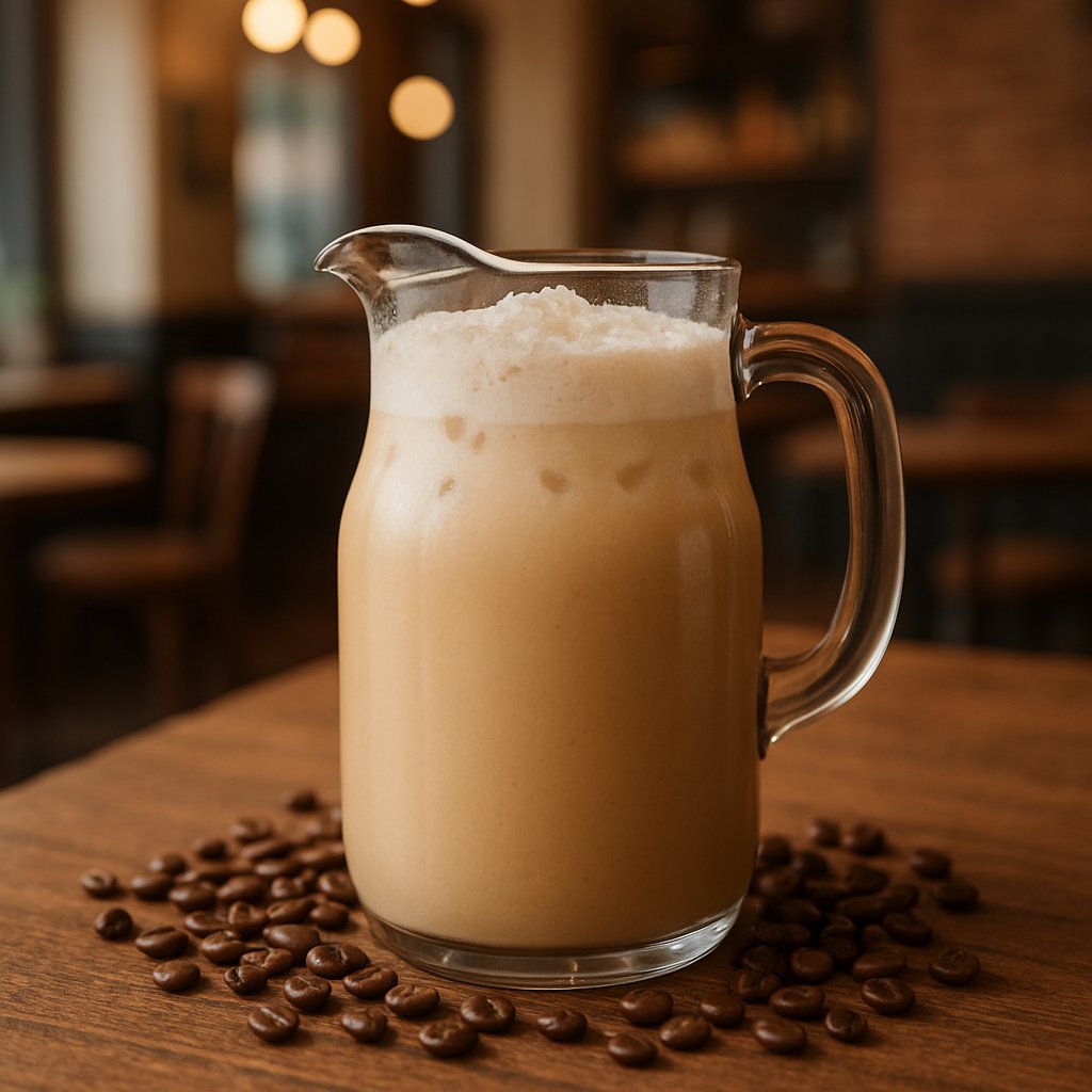 Ilustrasi Rahasia Kopi 1 Liter Ala Tuku yang Creamy dan Hemat